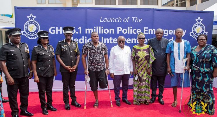 President Launches GH¢6.1m Police Medical Fund