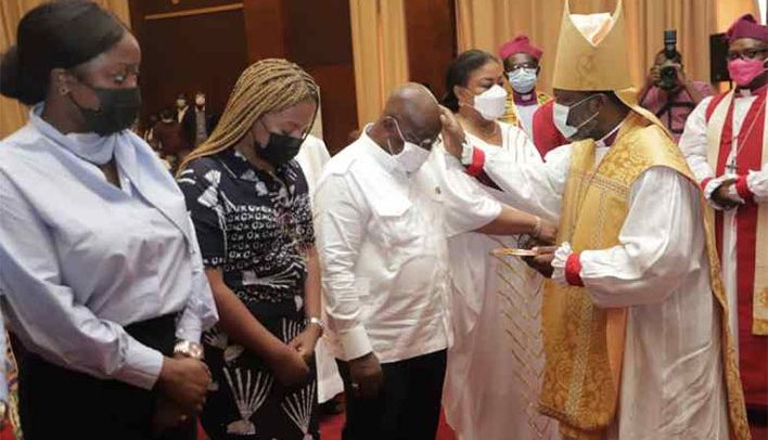 Anglican Bishops Pray For Nana, Govt