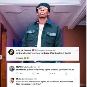 Nigerian Tweeps Troll Shatta Wale After Ghana Crashed Out Of AFCON