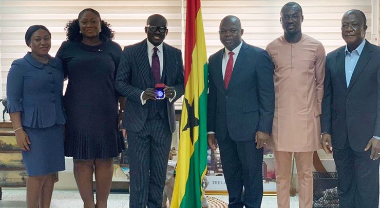 Attorney General Receives Otumfuo Gold Coin