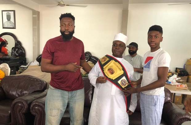 Young Boxer Honours Alhaji Inusah