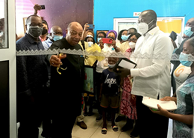 Lord Paul Boateng Opens Refurbished Child Cancer Ward