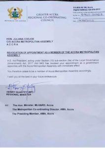 AMA Gov’t Appointee Sacked