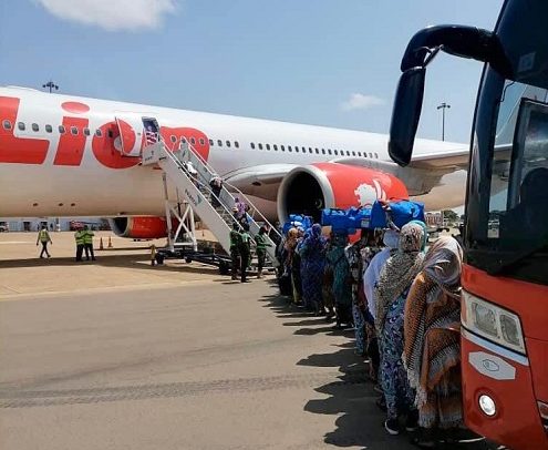 433 Muslim Pilgrims Airlifted From Tamale To Saudi Arabia