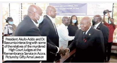 Nana, Bawumia Celebrate Murdered Judges
