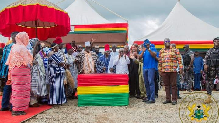 Massive Jubilation As President Akufo-Addo Commissions Kaleo Solar Energy Plant