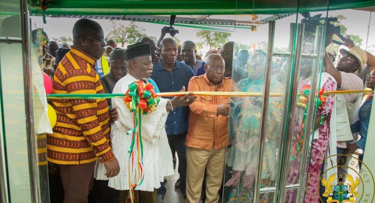 President Commissions North East RCC, YEA Offices At Nalerigu