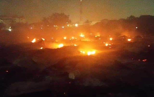 200 Structures Burnt At Adjiringanor