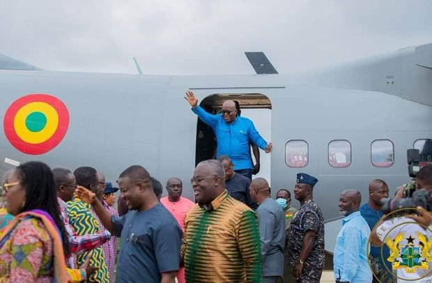 President Akufo-Addo Commissions Rehabilitated Sunyani Airport