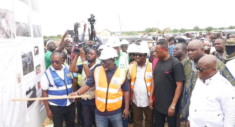 Prez Inspects GHS 273 Million Fufulso-Bunjai Road Project
