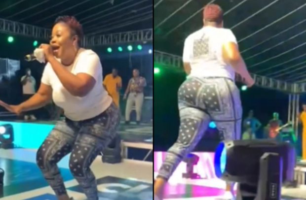 Empress Gifty Wows ‘Ashaiman To The World’ Concert With Hot Curves