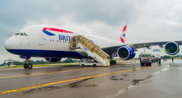 British Airways A380 Stops Over At KIA Over Technical Fault