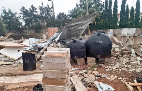 Accra Regional Police Undertake Unlawful Demolition