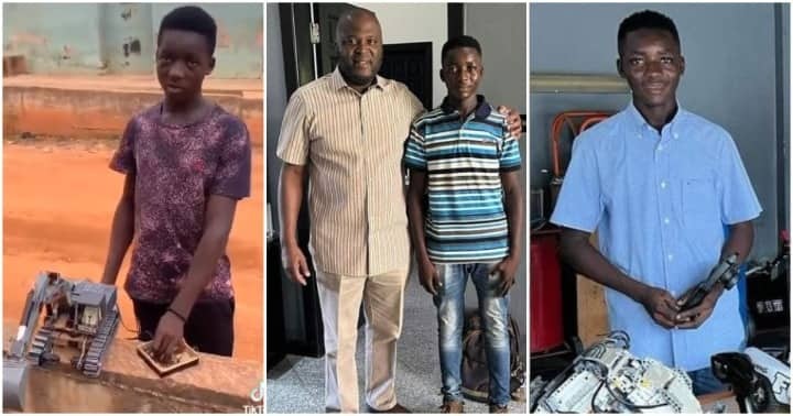 Ibrahim Mahama Adopts Talented Teenager