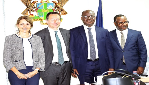 IMF New Mission Chief Meets BoG Governor