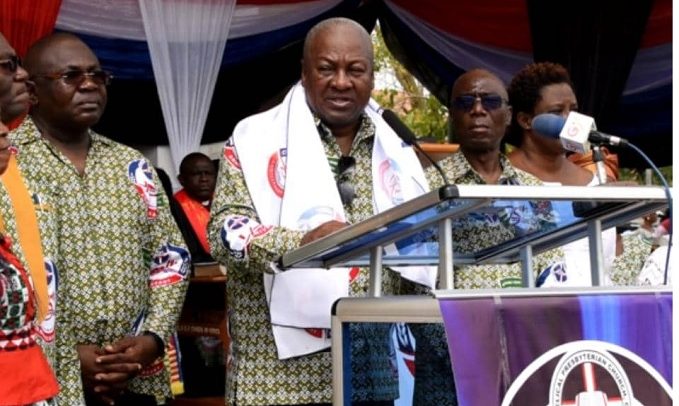 Christians Can’t Pay Offering- Mahama Cries Out