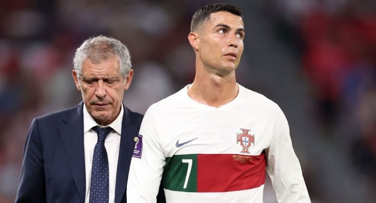 Portugal Trainer Blasts Ronaldo…For Sub Reaction