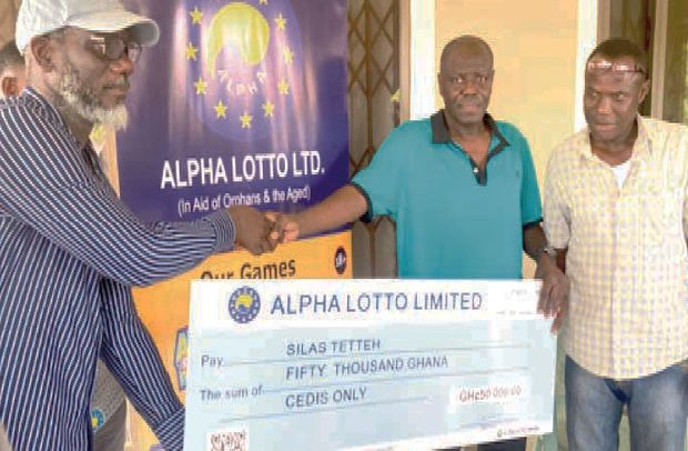 Alpha Lotto Aids Sellas Tetteh
