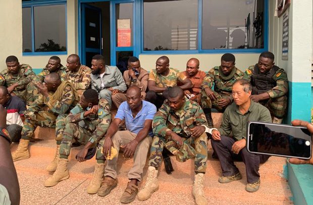 Fake Soldiers Arrested Over Galamsey Extortions