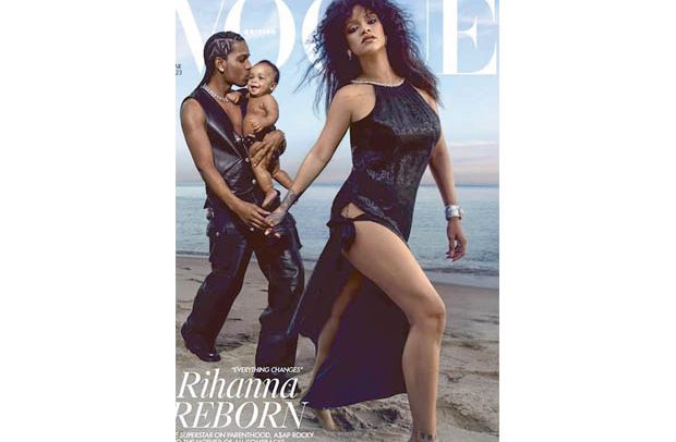 Rihanna, A$AP Rocky, Baby Cover Vogue