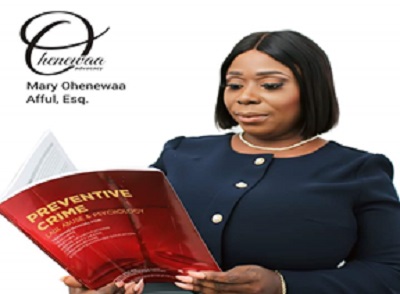 Lawyer Ohenewaa Afful Outdoors Preventive Crime Book