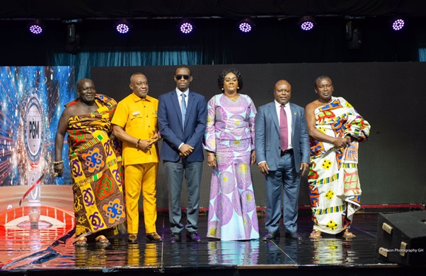 Kwabena Okyere Darko-Mensah (3rd from left) with other officials at the event