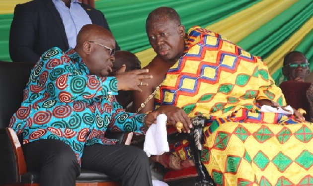 Otumfuo Hosts Nana At Manhyia