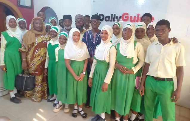 Nima Students Visit Daily Guide