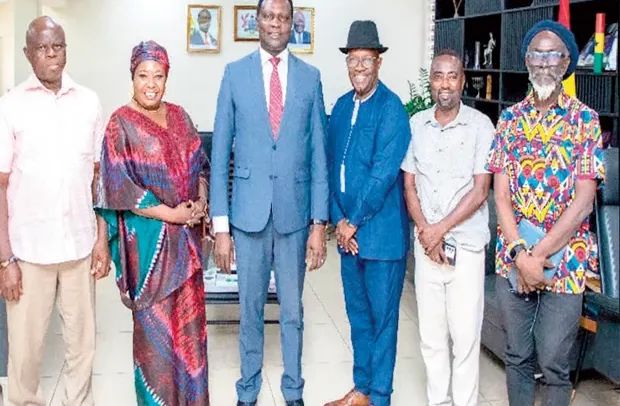 MUSIGA Executives Visit Education Minister
