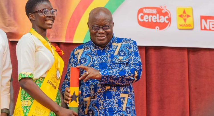 President Akufo-Addo Honours Top BECE Scholars