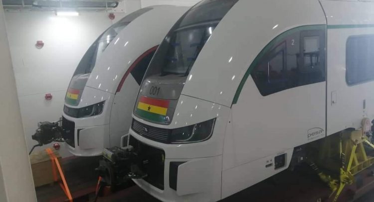 Newly Acquired Trains From Poland Arrive For Use On Tema-Mpakadan Railway Line