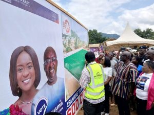 Abena Osei-Asare Gives Asamang Tamfoe Astroturf