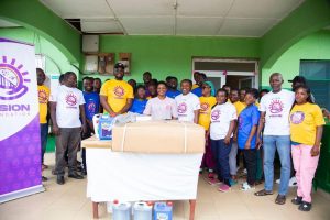 Vision Foundation make medical donation to Manhean Polyclinic