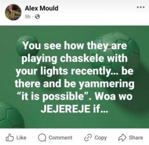 Alex Mould Roasted On Social Media Over “Dumsor” Comment