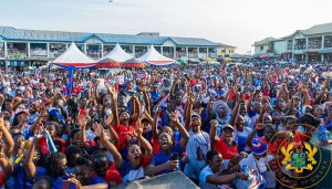 Akufo-Addo Commissions Ultra-Modern Market Complex In Akim Oda