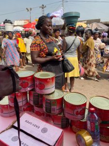 Mad rush for Lyzy Tomato Mix in Mankessim, Cape Coast, and Swedru market