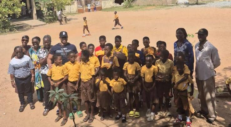 CURED Africa Donates School Uniforms,Trees To Kokrobite DA School