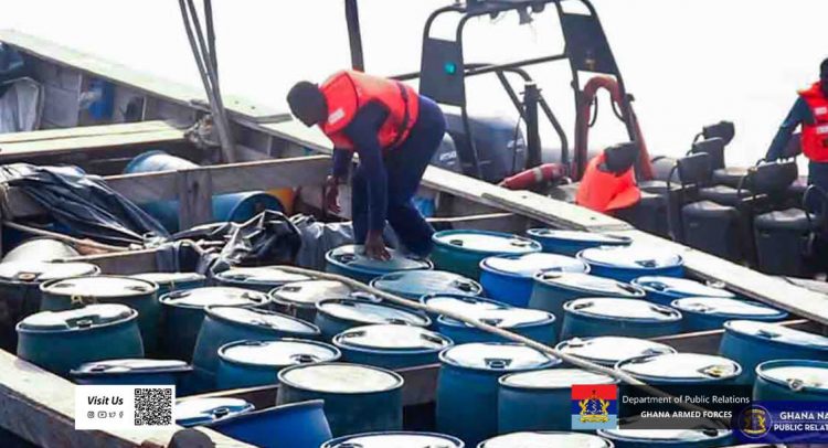 Illegal Bunkering: Navy Seizes 162, 25L Gallons, 32, 200L Barrels of Fuel