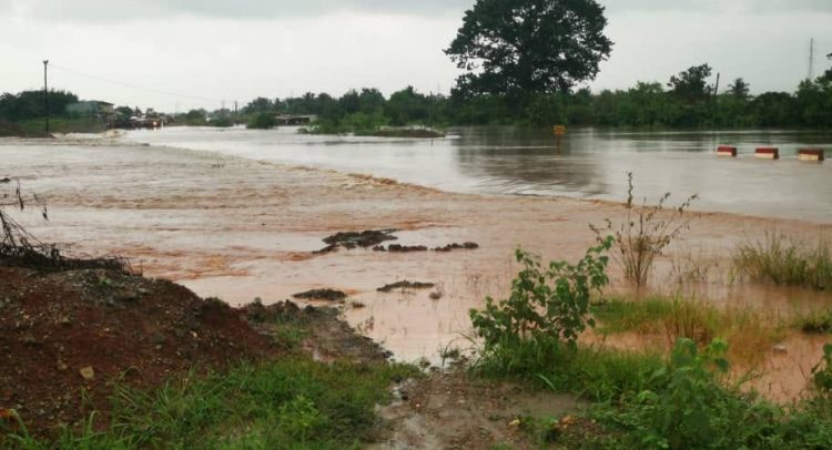 Floods Cut Off Winneba–Cape Coast Highway