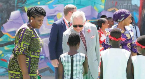 Young and talented DJ switch receives a royal handshake from  Prince Charles