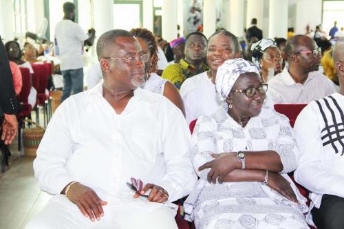 Eastern Regional Chairman of the NPP, Kiston Akomeng Kissi and wife